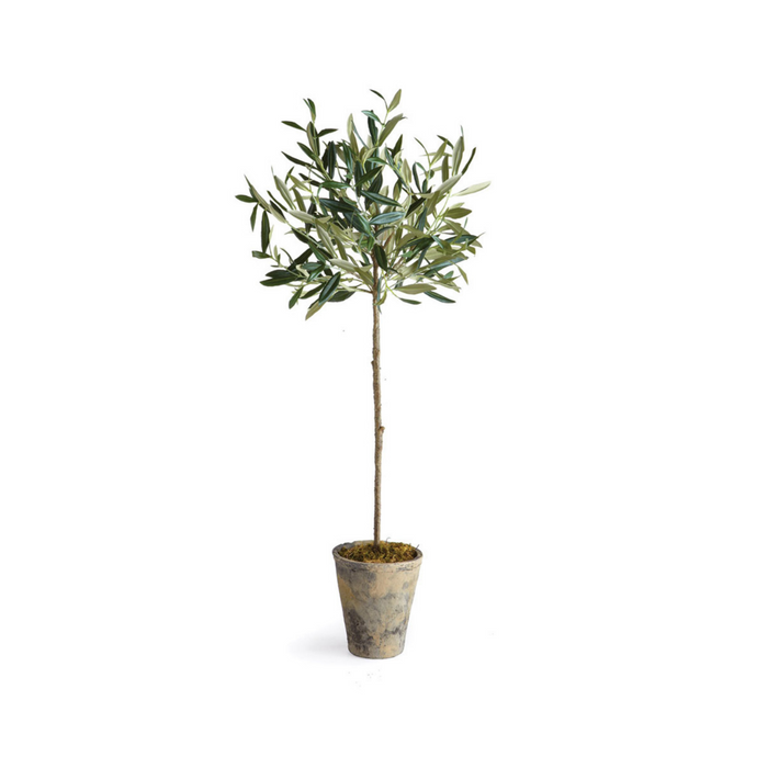 FAUX POTTED OLIVE TREE 30"