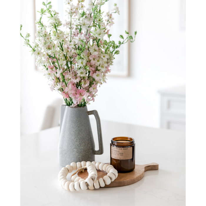 WHITE BONE BEADS