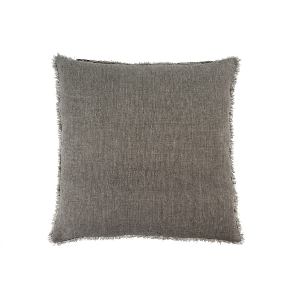 Frayed Edge Pillow - Oatmeal, Pillows