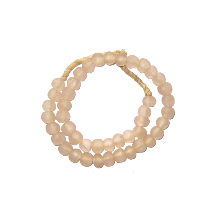 BLUSH GLASS BEADS