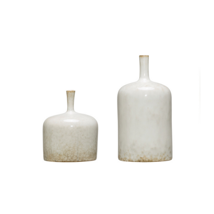 STONEWARE BOTTLENECK VASE