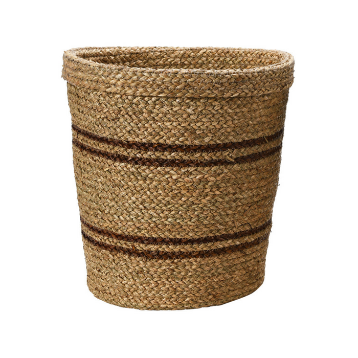 BROWN STRIPE BASKETS