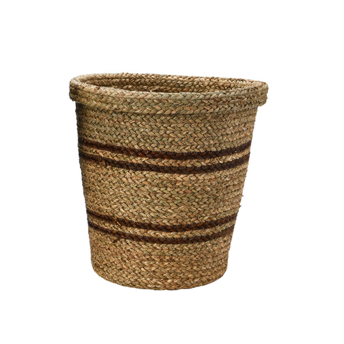 BROWN STRIPE BASKETS