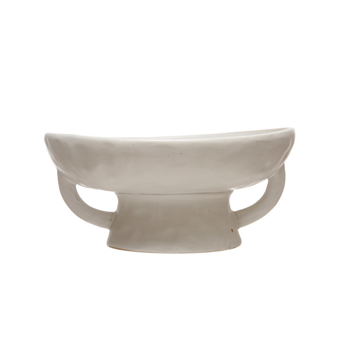 RILEY STONEWARE FOOTED BOWL