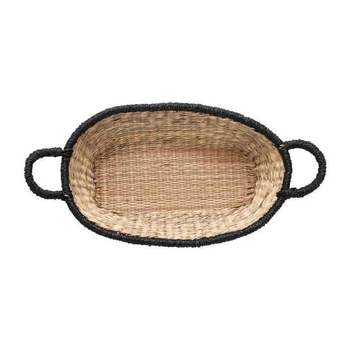 ROWAN SEAGRASS BASKET WITH HANDLES