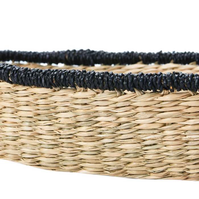 ROWAN SEAGRASS BASKET WITH HANDLES