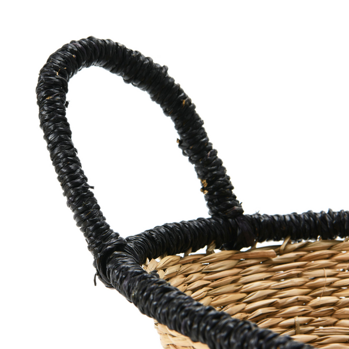 ROWAN SEAGRASS BASKET WITH HANDLES