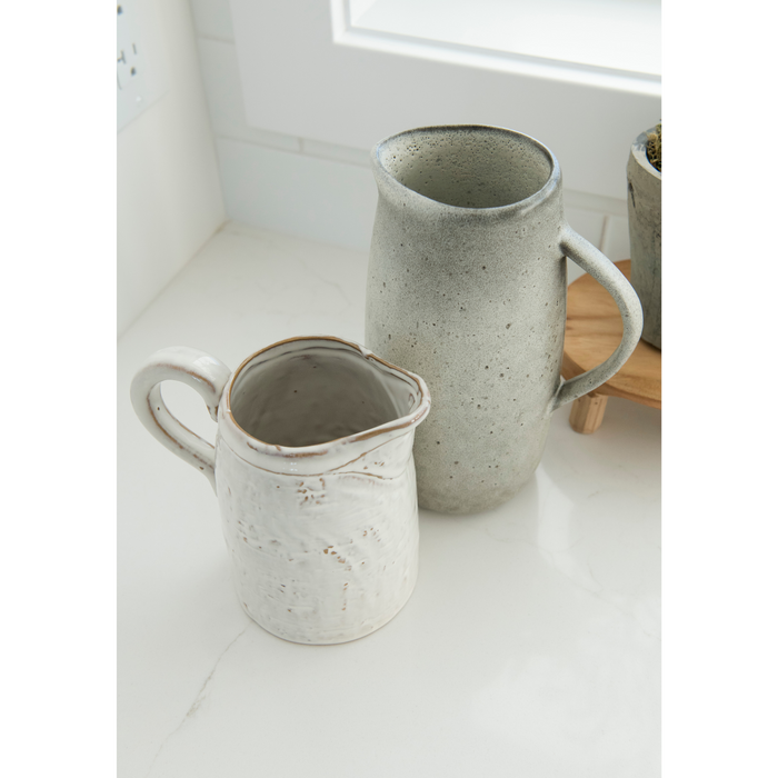 SAGE STONEWARE PITCHER