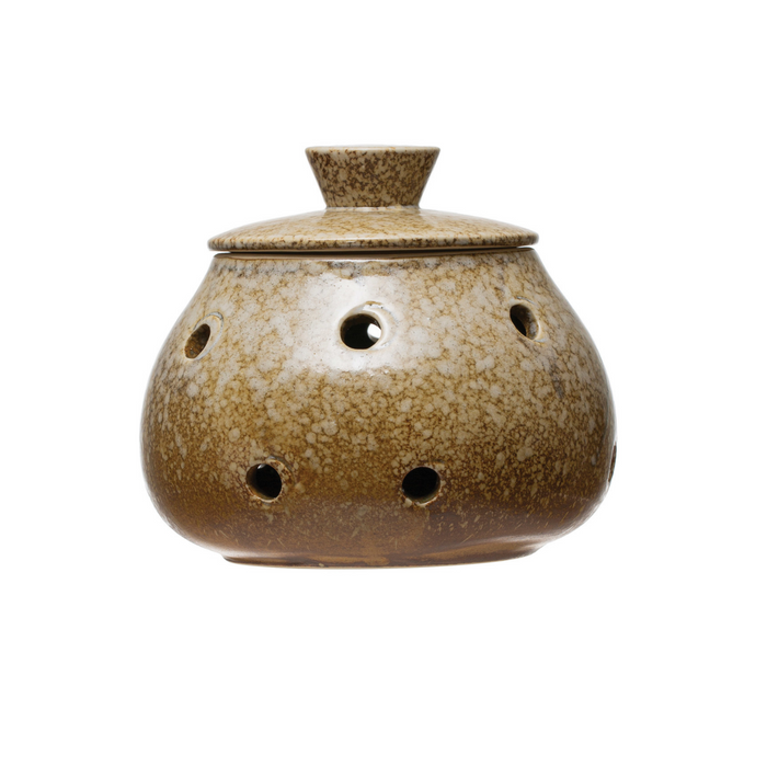 STONEWARE GARLIC KEEPER