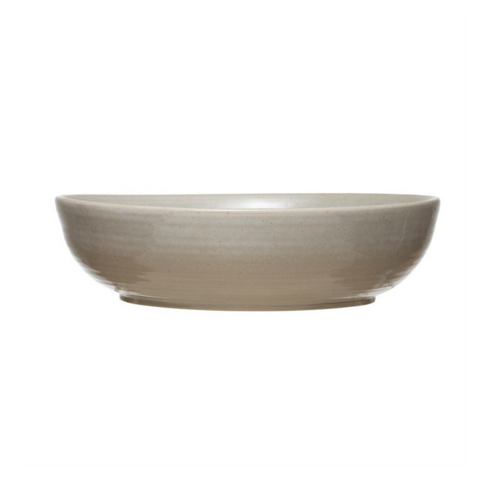 STONEWARE SERVING BOWL